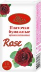 Платочки бумажные, AMRA (Амра) 10 шт роза