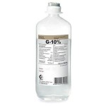 Глюкоза, раствор для инфузий 10% 500 мл 1 шт флаконы