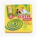 Спирали от комаров, Дэта 10 шт Инсекто